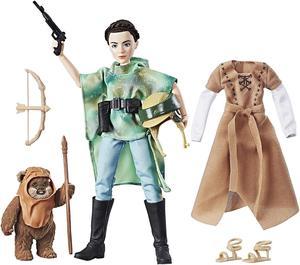 Star Wars Forces of Destiny Endor Princess Leia Organa Action Figure Doll & Ewok
