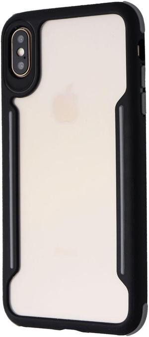 Verizon Slim Guard Clear Grip Case for iPhone XS Max - Black/Gray