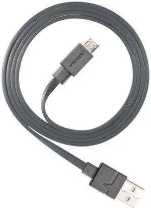 Ventev Charge/Sync Cable Micro USB 6ft Grey Charge/Sync Cables