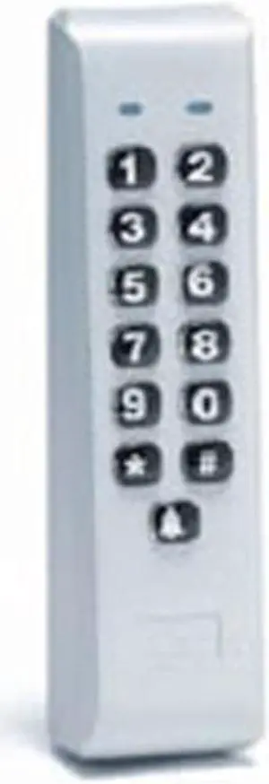 LINEAR 212ILM-AL Access Keypad Mullion,1-5/7 in. W,Black
