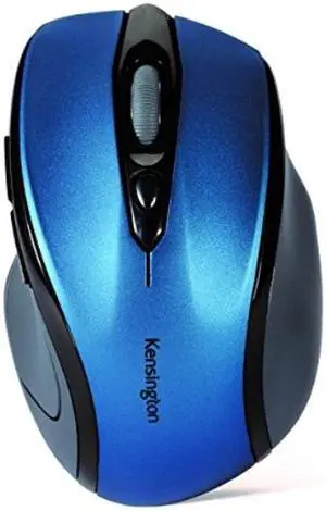 Kensington Pro Fit Mid-Size Wireless Mouse, Sapphire Blue (K72421AM)