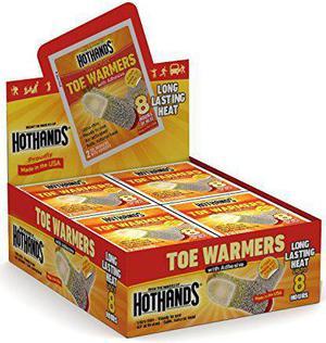 HotHands Adhesive Toe Warmer, 40 Pair Value Pack with Free Carrying Pouch