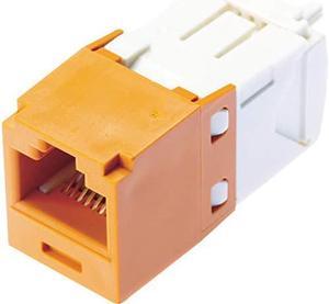 Panduit CJ688TGOR Category-6 8-Wire TG-Style Jack Module, Orange