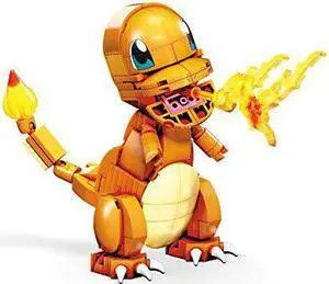 Mega Construx Pokemon Charmander Construction Set with Character Figures, Building Toys for Kids (180 Pieces)