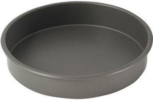 Winco Round Cake Pan, 10-Inch, Hard Anodized Aluminum,Black