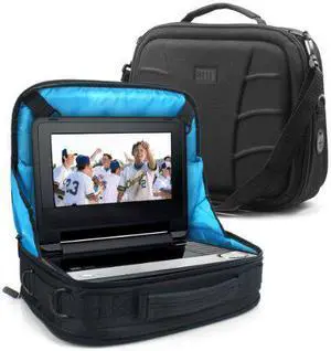 Usa Gear Portable Dvd Player Headrest Car Mount Display Case, Storage Bag Fits Dbpower 9.5 Inch, Sylvania Sdvd10408, Ematic Epd909, Azend Bdp-M1061, Sony Bdpsx910, More 7-10 Inches Blu-Ray/Dvd Pl