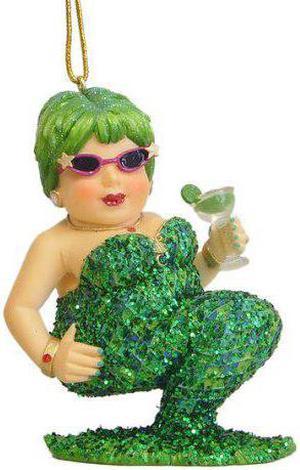 December Diamonds Miss Margarita Iii Green Mermaid Christmas Ornament 5590378