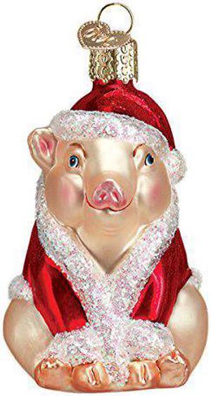 Old World Christmas Pigs Glass Blown Ornaments Tree Christmas Ham