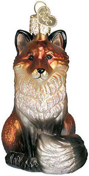 Old World 12099 Christmas Ornaments: Wildlife Animals Glass Blown Ornaments For Christmas Tree, Fox