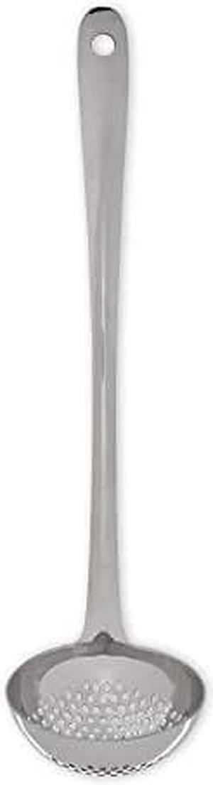 Rsvp International Endurance Kitchen Collection Pierced Straining Tools, Ladle, 18/8 Stainless Steel