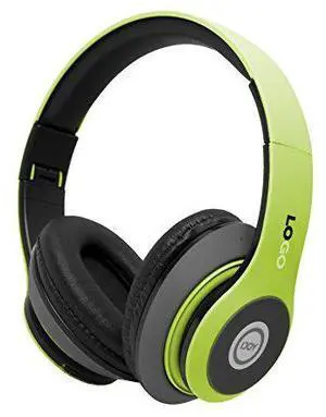 Ijoy Matte Finish Premium Rechargeable Wireless Headphones Bluetooth Over Ear Headphones Foldable Headset With Mic (Srg-Lime)