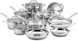 Cuisinart 77-17N 17 Piece Chef's Classic Set, Stainless Steel