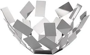 Alessi La Stanza Dello Scirocco Fruit Basket Silver 10-3/4-Inch