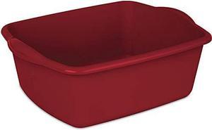 Sterilite 12Qt Red Sterlite 12 Quart Dishpan Basin 1 Pack