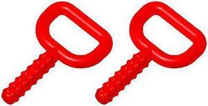 Chewy Tubes, 2 Pack - Red Super Chews - Pediatric And Adult Sensory Treatment Tool