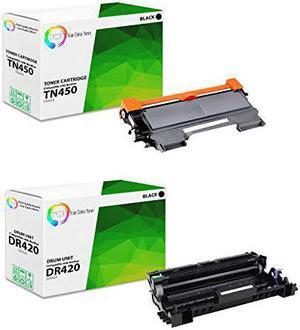 Tct Premium Compatible Toner Cartridge And Drum Unit Replacement For Brother Tn450 Dr420 Works With Brother Hl-2220 2230 2270, Mfc-7360 7460Dn 7860Dw, Dcp-7070Dw Printers (2 Tn-450, 1 Dr-420) - 3 Tct Premium Compatible Toner Cartridge And Drum Unit Replacement For Brother Tn450 Dr420 Works With Brother Hl-2220 2230 2270, Mfc-7360 7460Dn 7860Dw, Dcp-7070Dw Printers (2 Tn-450, 1 Dr-420) - 3