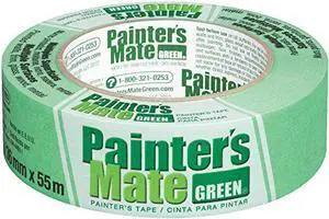 Painters Mate Green Brand Cp 150/8-Day Painters Tape, Multi-Surface, 36Mm X 55M, Green, 1 Roll (103367)