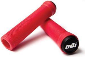 Odi Soft Flangeless Longneck Grips Softies For Bikes And Scooters Red