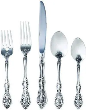 Oneida Michelangelo 45 Piece Fine Flatware Set, Service For 8, 18/10 Stainless Steel