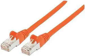 Intellinet 14-Feet Network Solutions Cat6 RJ-45 Male UTP Patch Cable, Orange (343749)