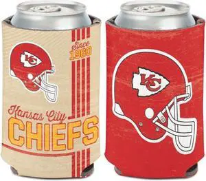 Kansas City Chiefs Can Cooler Vintage Design Special Order