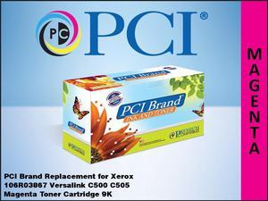 PCI Brand Xerox 106R03867 XXL Magenta Toner Cartridge 9000 Page Extra High Yield for Xerox VersaLink C500, C500DN, C500N, C505, C505S, C505X, 106R3867