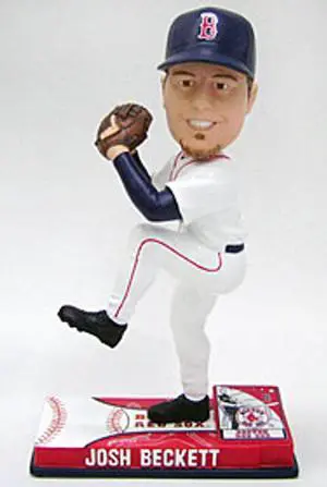 Boston Red Sox Josh Beckett Forever Collectibles On Field Bobblehead CO