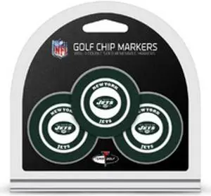 New York Jets Golf Chip with Marker 3 Pack