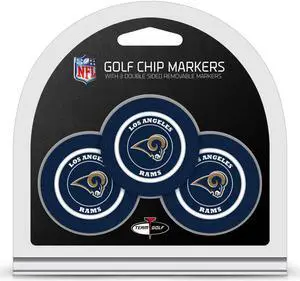 Los Angeles Rams Golf Chip with Marker 3 Pack