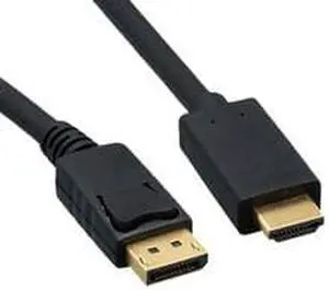 DisplayPort to HDMI Cable, DisplayPort Male to HDMI Male, 15 foot