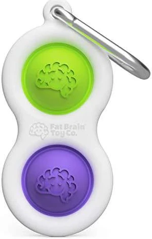 Fat Brain Toys Simpl Dimpl - Purple/Lime - Simpl Dimpl - Simple Dimple - Purple/Lime Office & Desk Toys for Ages 3 to 12 Fat Brain Toys Simpl Dimpl - Purple/Lime - Simpl Dimpl - Simple Dimple - Purple/Lime Office & Desk Toys for Ages 3 to 12
