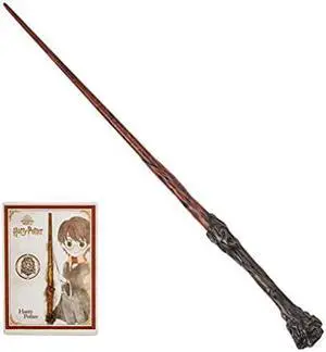 Wizarding World Harry Potter, 12-inch Spellbinding Harry Potter Wand with Collectible Spell Card, Kids Toys for Ages 6 and up