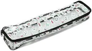 Mah Jongg Multi-Purpose (XL-Clear) Tile/Rack Color Tile Zippered Case (New)
