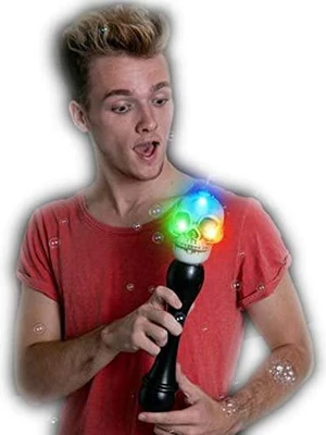 blinkee LED Skull Bubble Wand blinkee LED Skull Bubble Wand