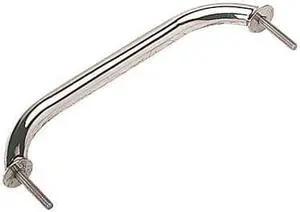 Stainless Steel Stud Mount Flanged Hand Rail w/Mounting Flange - 18" [254218-1]
