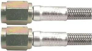 Allstar Performance ALL46300-21 #3 Braided Steel Lines With -3 Ends, 21in