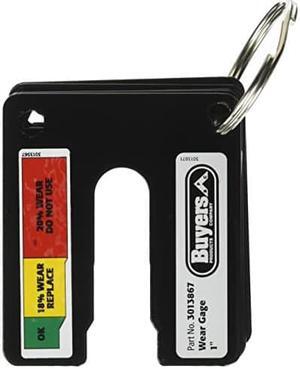 Buyers Products 3013872 Lunette Ring/Towbar Eye Wear Gauge Set - 5 Cards , Black