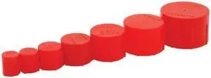 Allstar ALL50800 Red Plastic Fitting Cap Kit