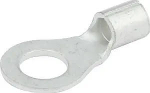 Allstar Performance ALL76024 Non-Insulated Ring Terminal, 1/4" Hole, Pack of 20