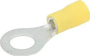 Allstar Performance ALL76055 Insulated Ring Terminal, 5/16" Hole, Pack of 20