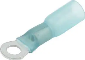 Allstar Performance (ALL76072) #8 Hole Heat Shrink Ring Terminal, Pack of 10