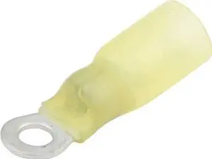 Allstar Performance (ALL76082) #8 Hole Heat Shrink Ring Terminal, Pack of 10