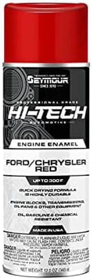 Seymour EN-44 Hi-Tech Engine Spray Paint, Ford/Chrysler Red