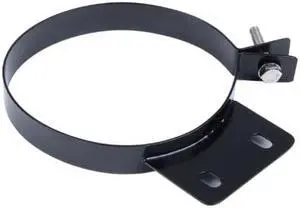 Pypes Exhaust HSC008B 8" Black Stainless Steel Stack Clamp