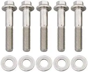 ARP 612-2250 Stainless Steel 5/16-18" RH Thread 2.250" UHL 12-Point Bolt with 3/8" Socket and Washer, (Set of 5)