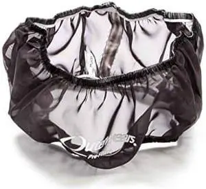 Air Filter Wrap, Pre Filter, 14 in OD, 3 in Tall, Polyester, Black, Each