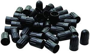 Steelman Select 97038 TPMS Long Black Plastic Valve Cap w/Seal (100 pcs/Box.)