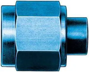 Aeroquip FCM3741 Blue Anodized Aluminum -08AN Tube Cap Fitting
