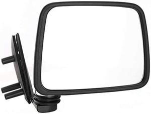 Kool-Vue for Nissan Pickup 86-97 Side Mirror Right Passenger, Folding, Chrome