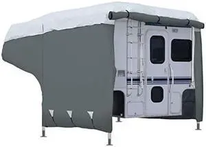 Classic Accessories Over Drive PolyPRO3 Deluxe Camper Cover, Fits 10 - 12 Campers (80-037-153101-00) , Grey Classic Accessories Over Drive PolyPRO3 Deluxe Camper Cover, Fits 10 - 12 Campers (80-037-153101-00) , Grey